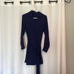 Express portofino shirt DRESS-size M-navy blue